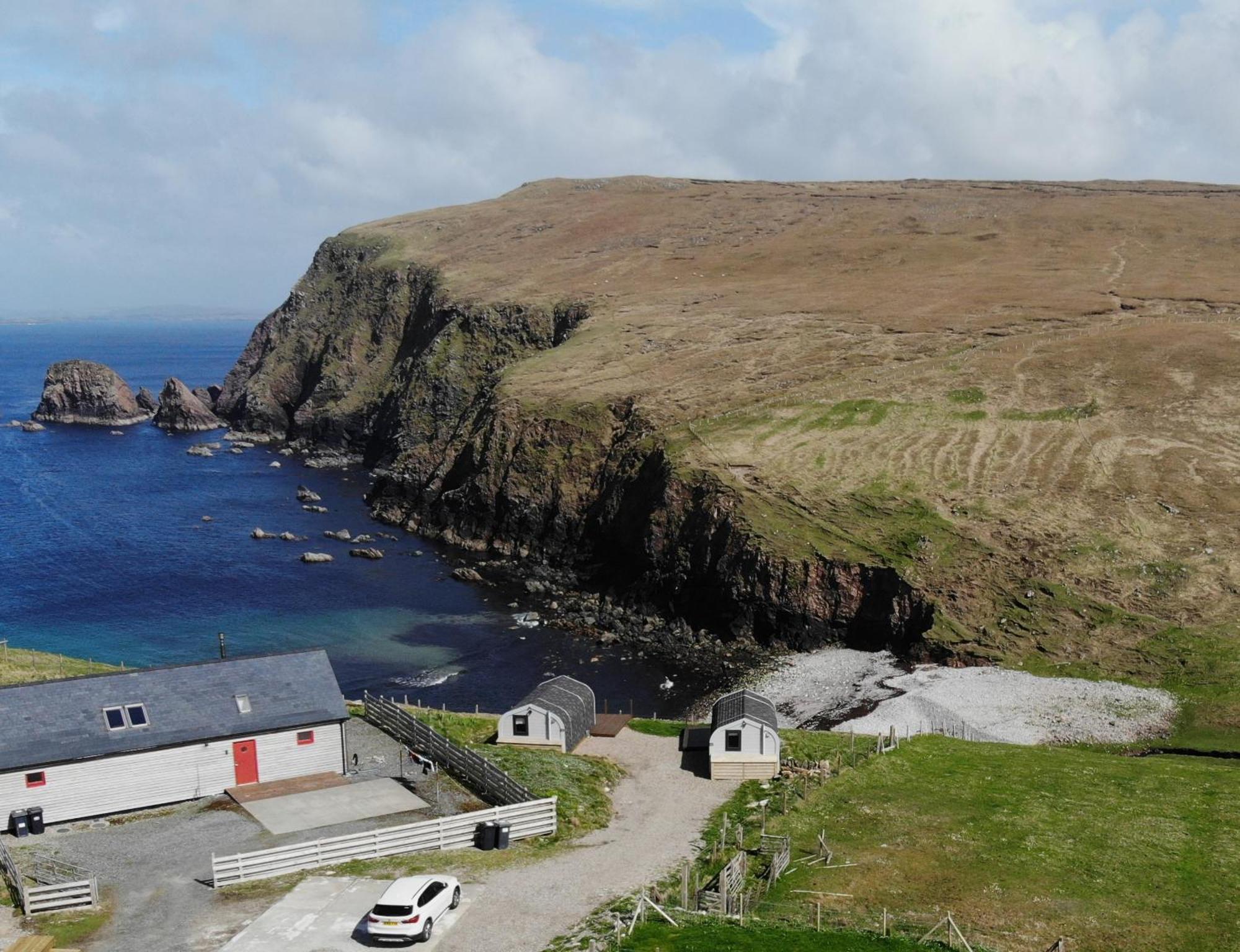 Seapods - Isle Of Lewis - Luxury En-Suite Pods On The Edge Of The Atlantic Ocean Aird Uig Exterior foto