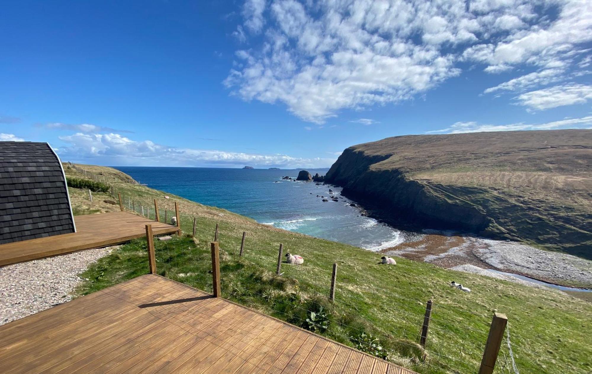 Seapods - Isle Of Lewis - Luxury En-Suite Pods On The Edge Of The Atlantic Ocean Aird Uig Exterior foto