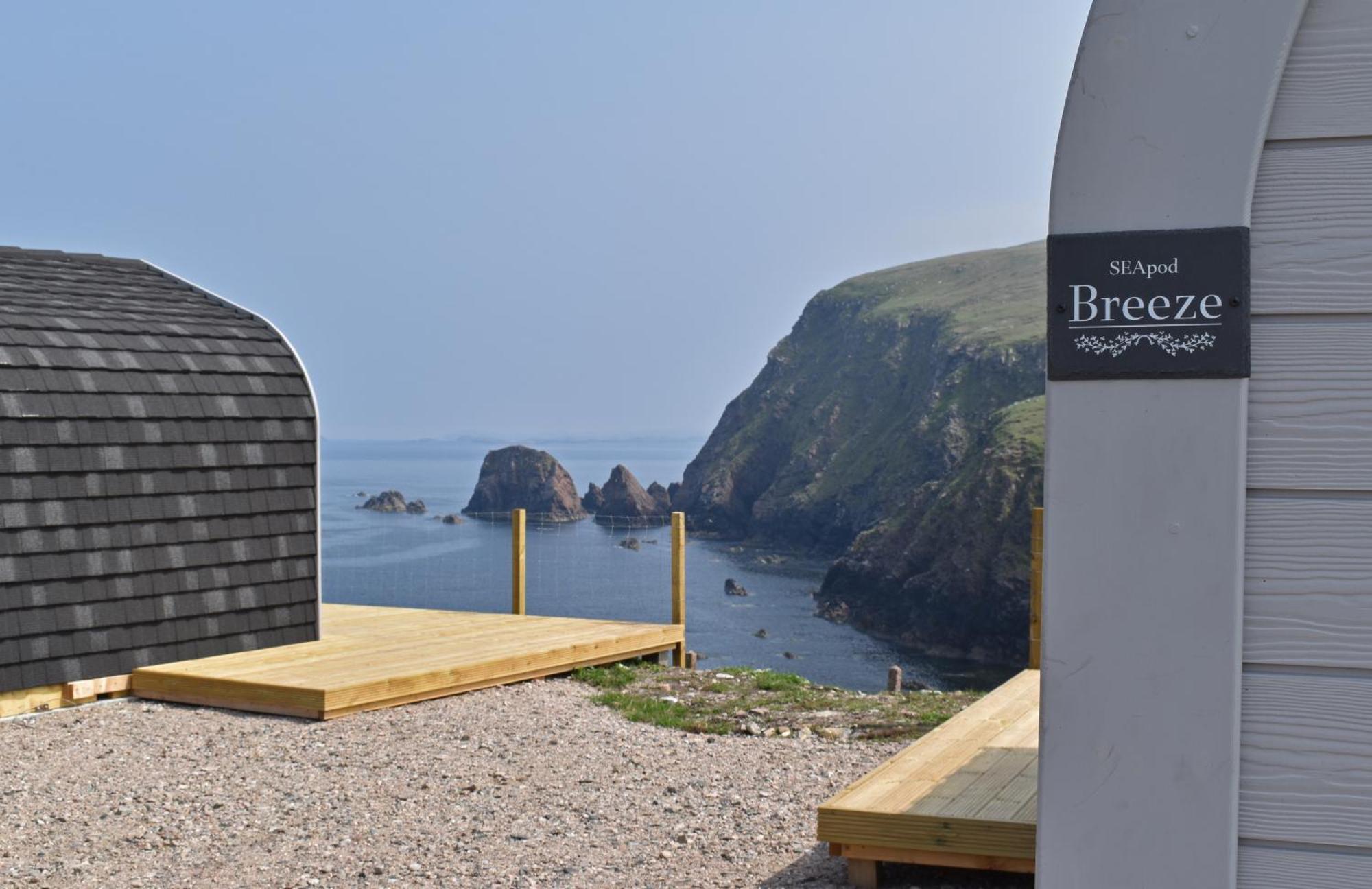 Seapods - Isle Of Lewis - Luxury En-Suite Pods On The Edge Of The Atlantic Ocean Aird Uig Exterior foto