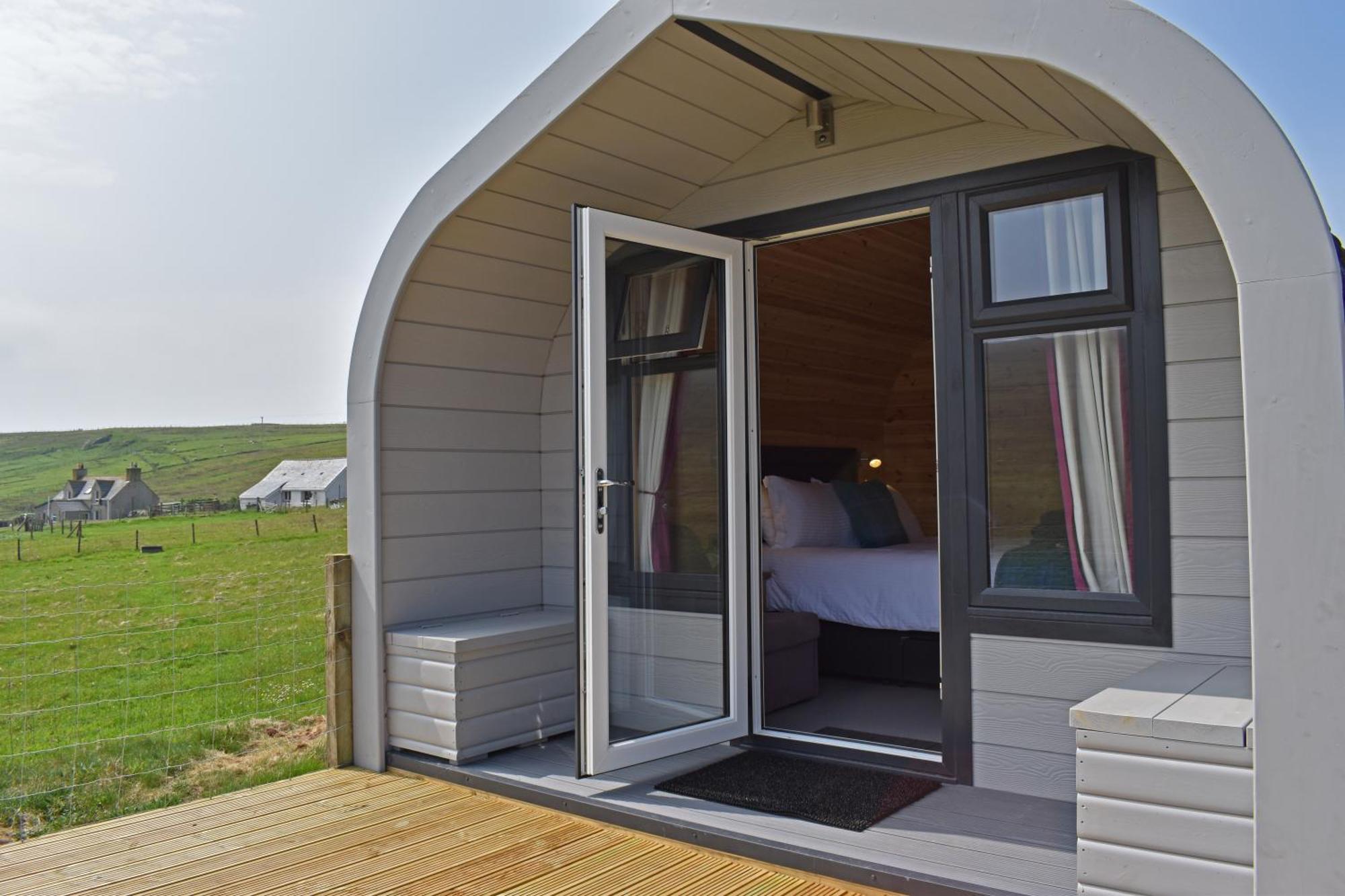 Seapods - Isle Of Lewis - Luxury En-Suite Pods On The Edge Of The Atlantic Ocean Aird Uig Exterior foto