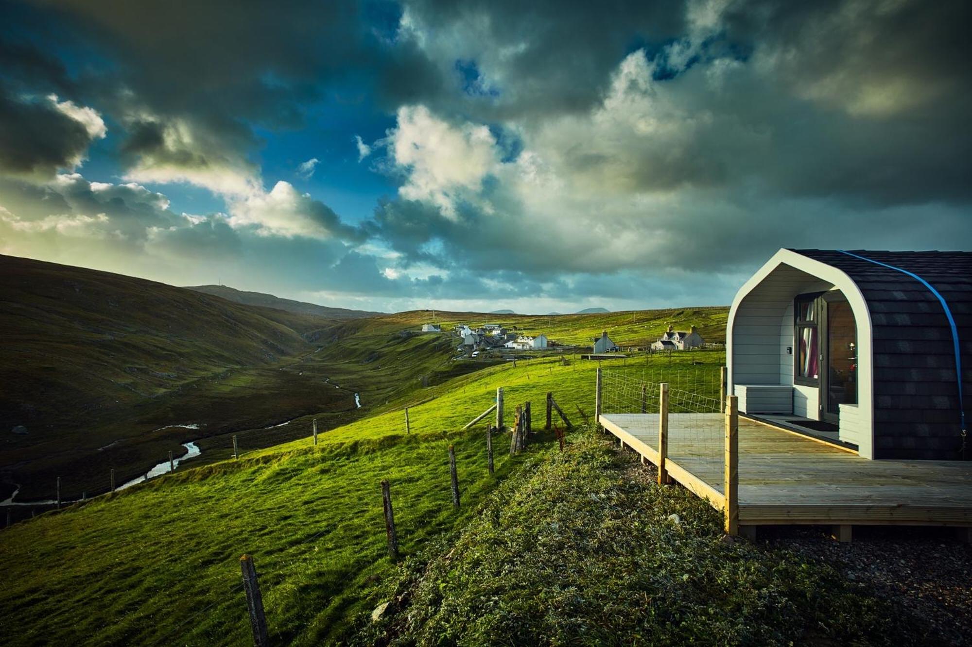 Seapods - Isle Of Lewis - Luxury En-Suite Pods On The Edge Of The Atlantic Ocean Aird Uig Exterior foto