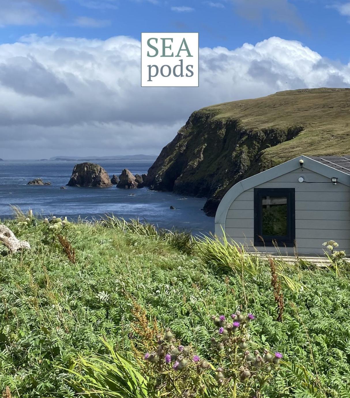 Seapods - Isle Of Lewis - Luxury En-Suite Pods On The Edge Of The Atlantic Ocean Aird Uig Exterior foto